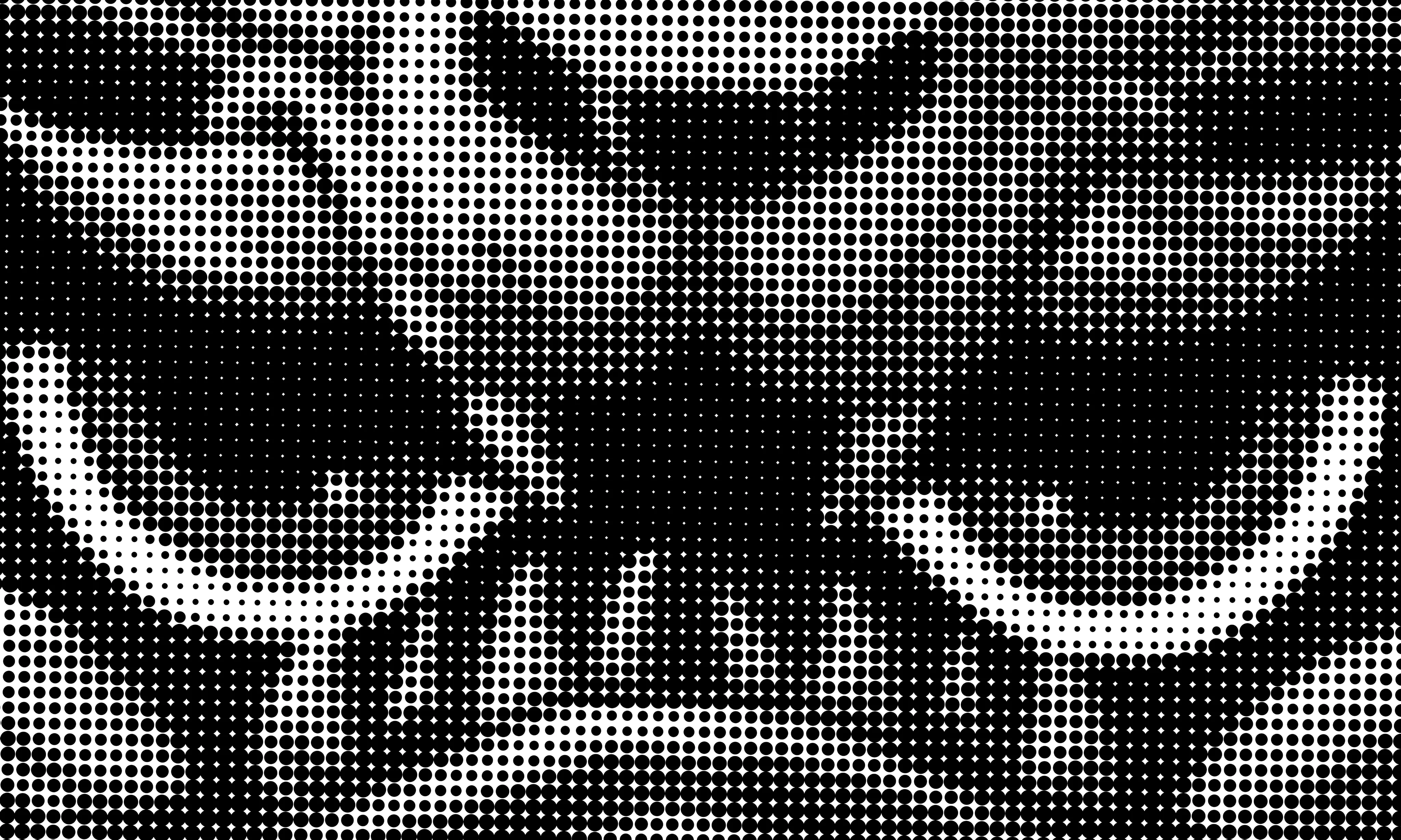 Grin, Halftone, Halftone print