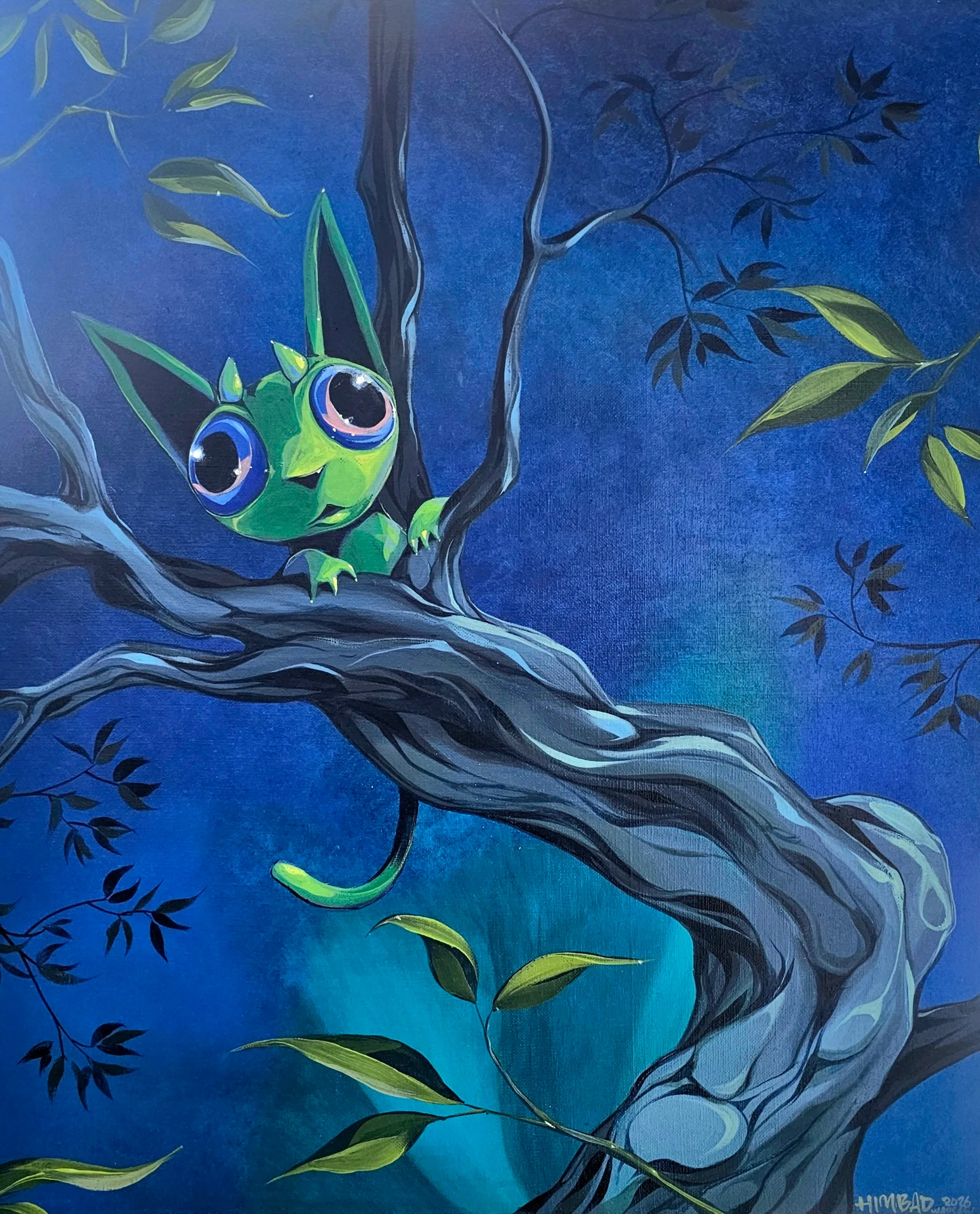 Lookout, Acrylic on canvas