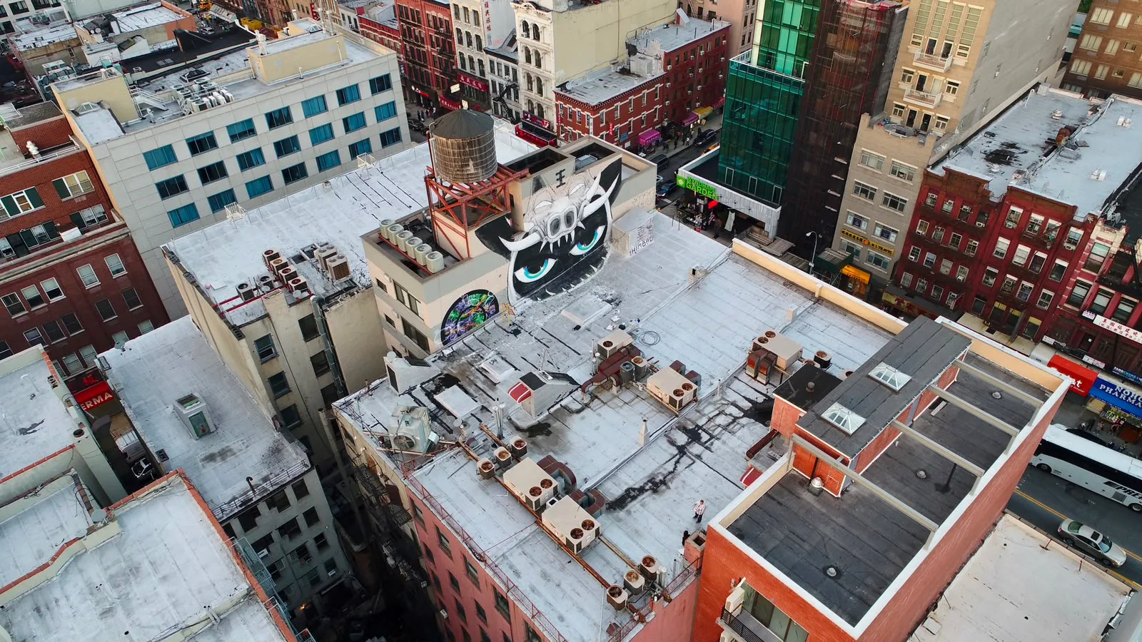 Rooftops, rooftop, New York