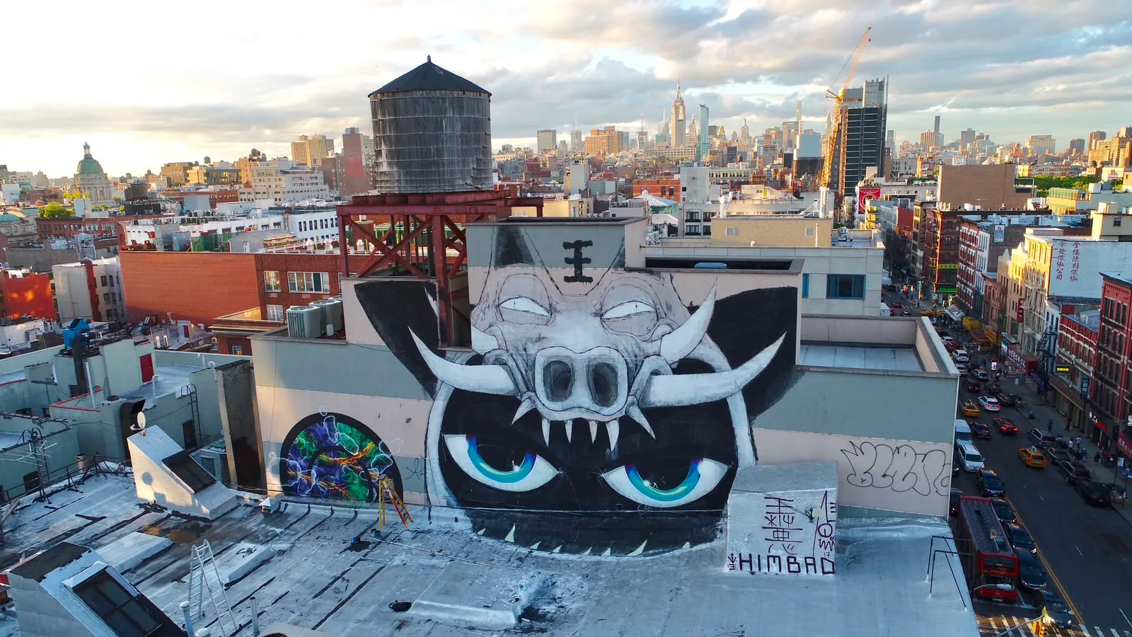 Skyline, rooftop, New York